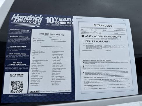 Used 2025 GMC Sierra 1500 Pro w/ Convenience Package RWD image 32