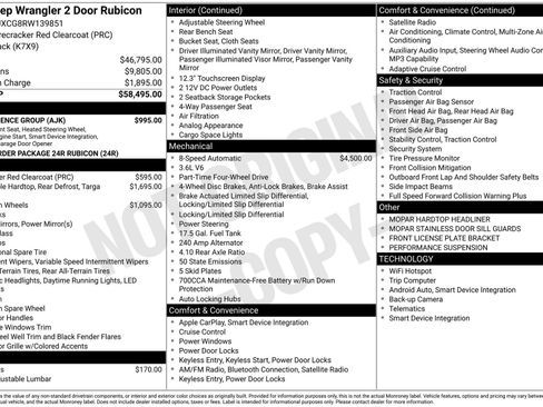 Used 2024 Jeep Wrangler Rubicon w/ Convenience Group AWD/4WD image 4