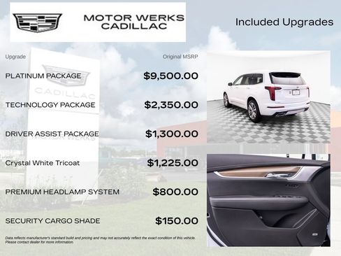 Certified 2025 Cadillac XT6 Premium Luxury w/ Platinum Package AWD/4WD image 4