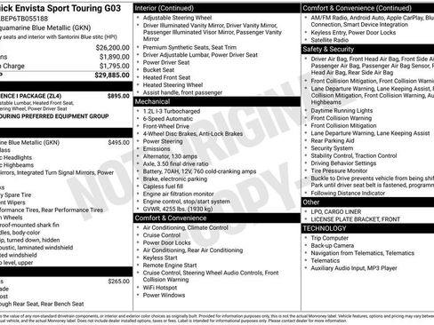 Used 2026 Buick Envista Sport Touring w/ Convenience I Package FWD image 2