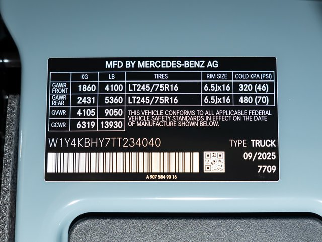 Used 2026 Mercedes-Benz Sprinter 2500 image 7