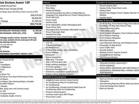 Used 2023 Buick Enclave Avenir w/ Avenir Technology Package image 11