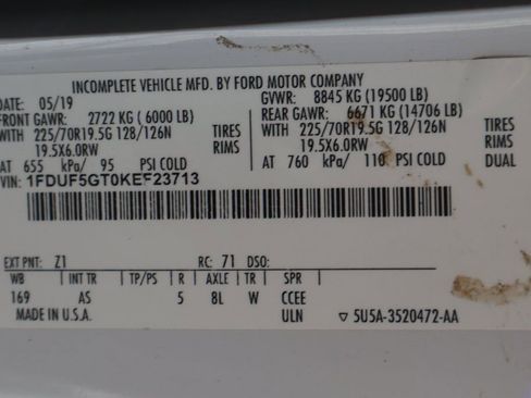 Used 2019 Ford F550 2WD Regular Cab Super Duty image 52