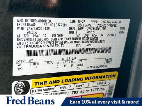 Certified 2022 Ford Expedition Limited image 38