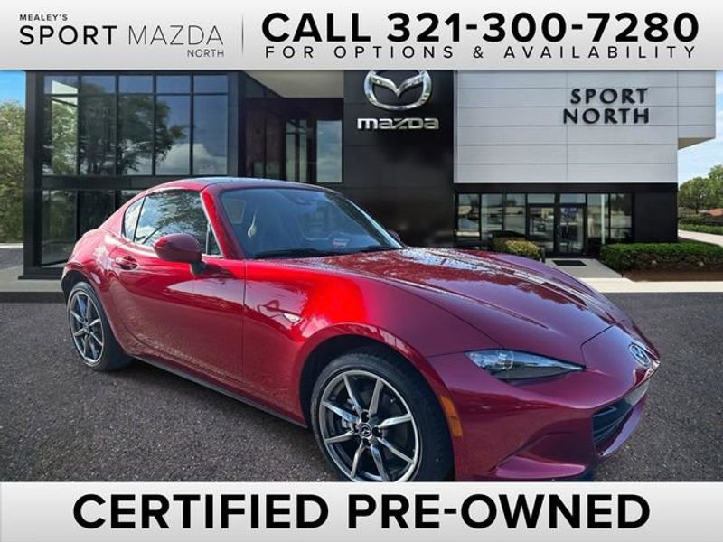 Certified 2022 MAZDA MX-5 Miata RF Grand Touring w/ Weather Package image 1