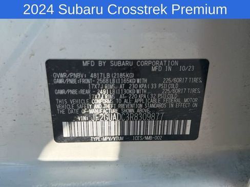 Used 2024 Subaru Crosstrek 2.5i Limited AWD/4WD image 23