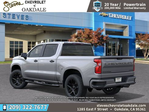 New 2026 Chevrolet Silverado 1500 Custom w/ Turbomax Blackout Package RWD image 3