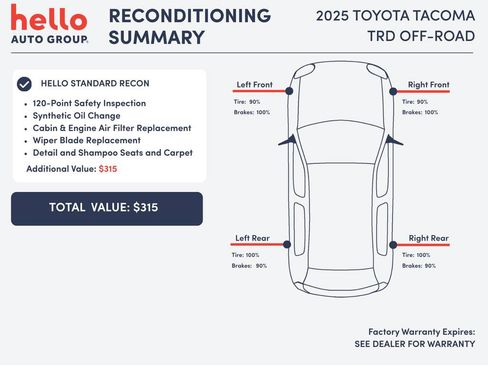 Used 2025 Toyota Tacoma TRD Off-Road AWD/4WD image 3