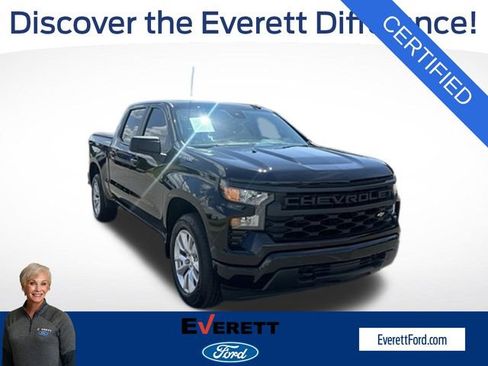 Used 2022 Chevrolet Silverado 1500 Custom RWD image 1