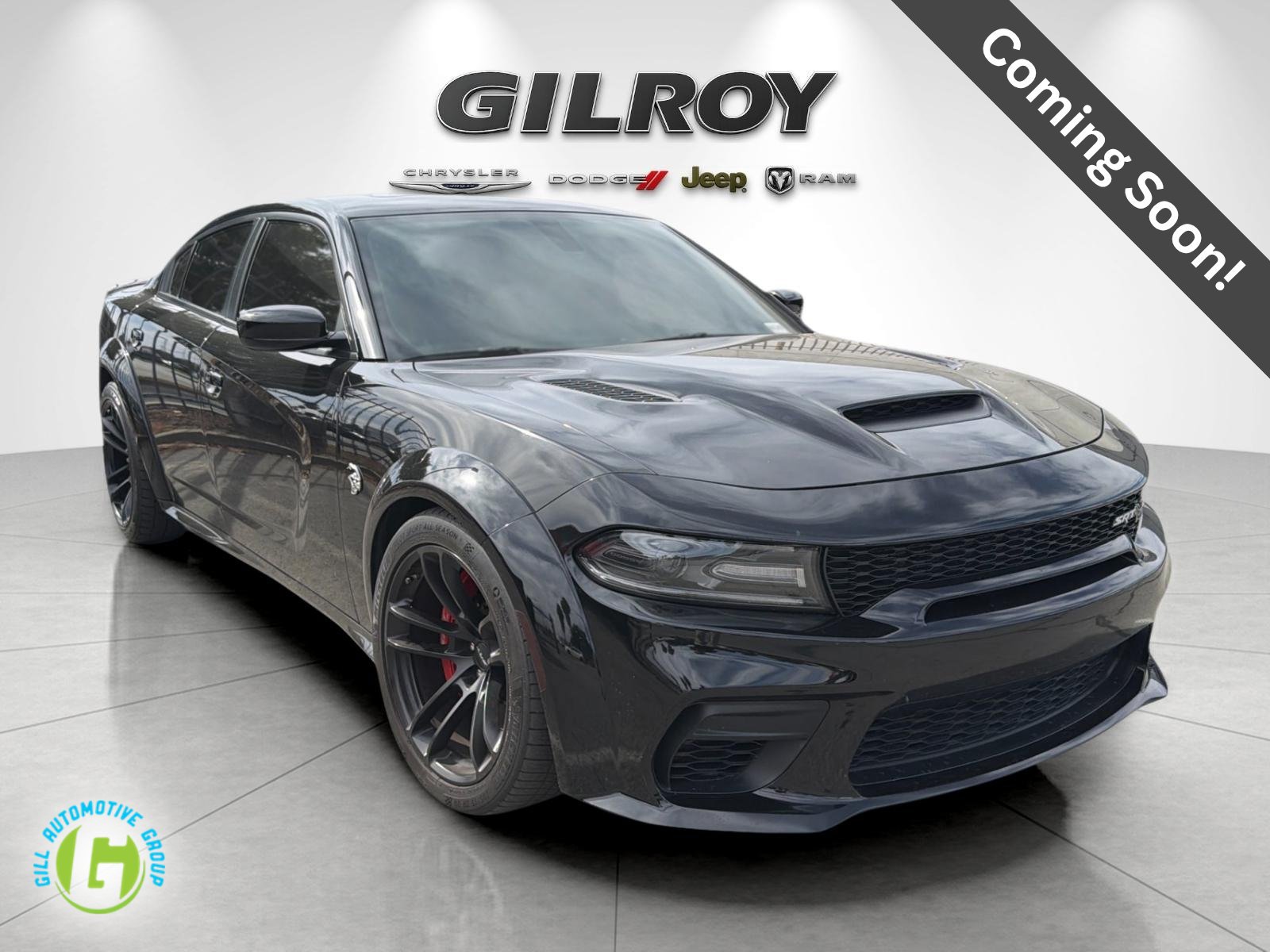 Used 2021 Dodge Charger SRT Hellcat w/ Carbon/Suede Interior Package RWD image 1