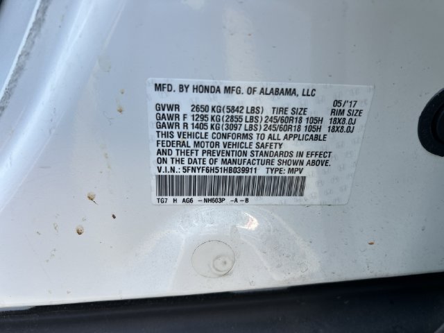 Used 2017 Honda Pilot EX-L image 45