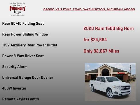Used 2020 RAM 1500 Big Horn image 30