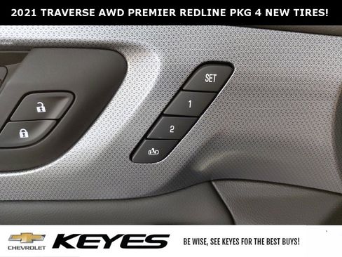 Certified 2021 Chevrolet Traverse Premier w/ Redline Edition image 35
