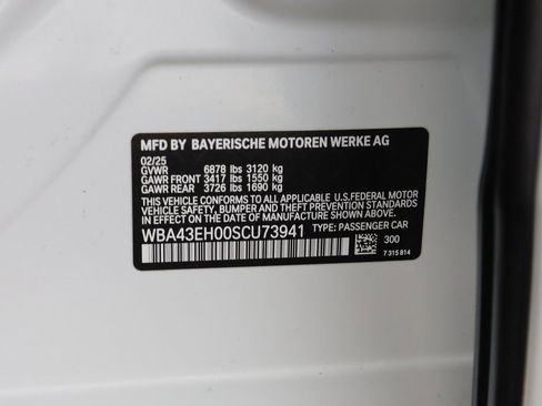 Certified 2025 BMW 750e xDrive 750e xDrive image 27