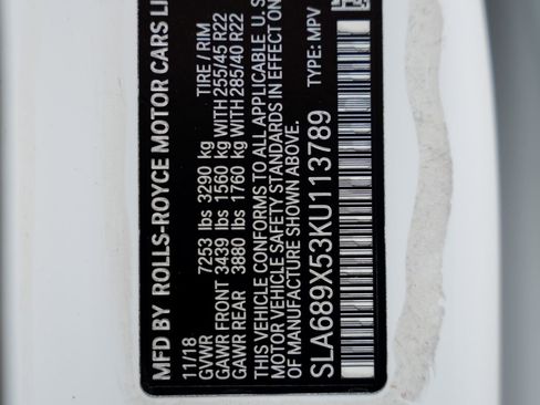 Used 2019 Rolls-Royce Cullinan AWD/4WD image 62