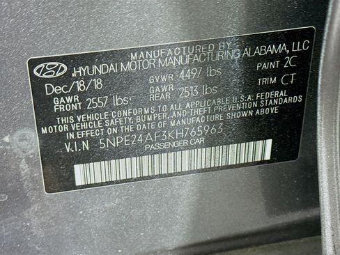 Used 2019 Hyundai Sonata SE image 39