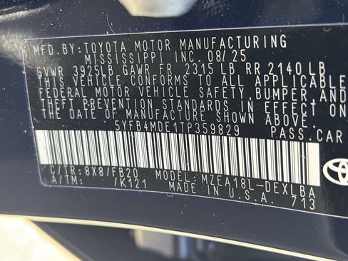 Certified 2026 Toyota Corolla LE FWD image 16
