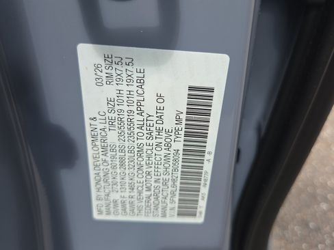 New 2026 Honda Odyssey Touring image 18