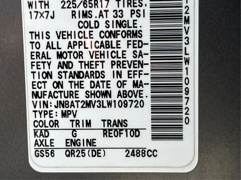 Used 2020 Nissan Rogue SV AWD/4WD image 10