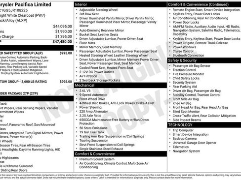 Used 2018 Chrysler Pacifica Limited FWD image 2