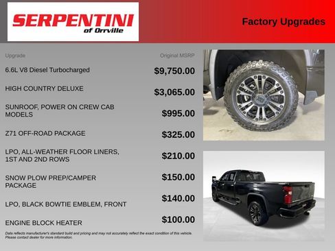 Used 2020 Chevrolet Silverado 3500 High Country w/ Z71 Off-Road Package AWD/4WD image 6