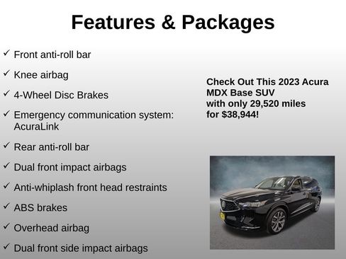 Used 2023 Acura MDX SH-AWD w/ Technology Package image 20
