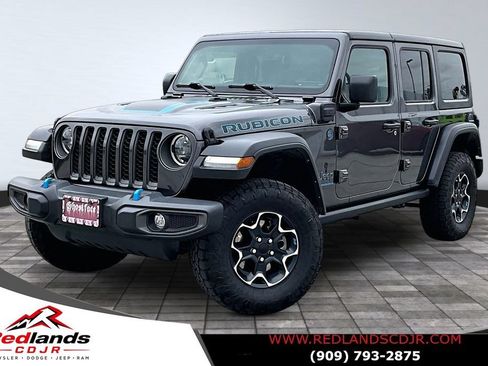 Certified 2023 Jeep Wrangler Unlimited Rubicon 4xe AWD/4WD image 1