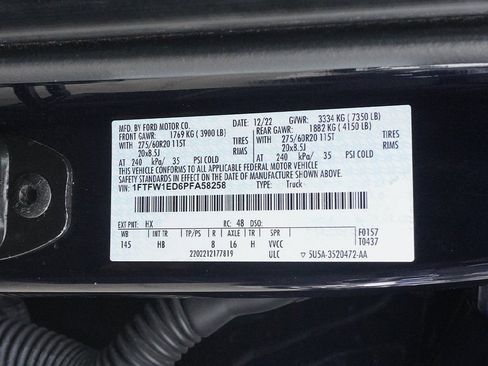 Used 2023 Ford F150 Lariat w/ Equipment Group 502A High AWD/4WD image 50