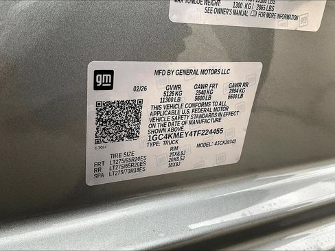 New 2026 Chevrolet Silverado 2500 Custom w/ Custom Value Package AWD/4WD image 12
