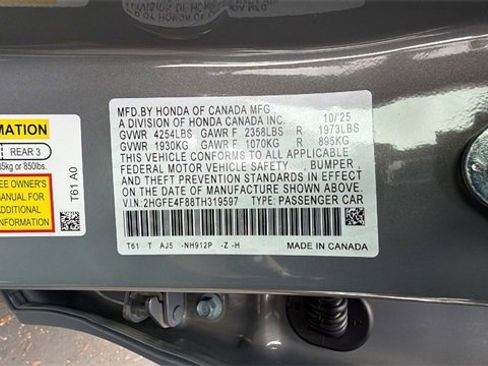 New 2026 Honda Civic Sport Touring image 33