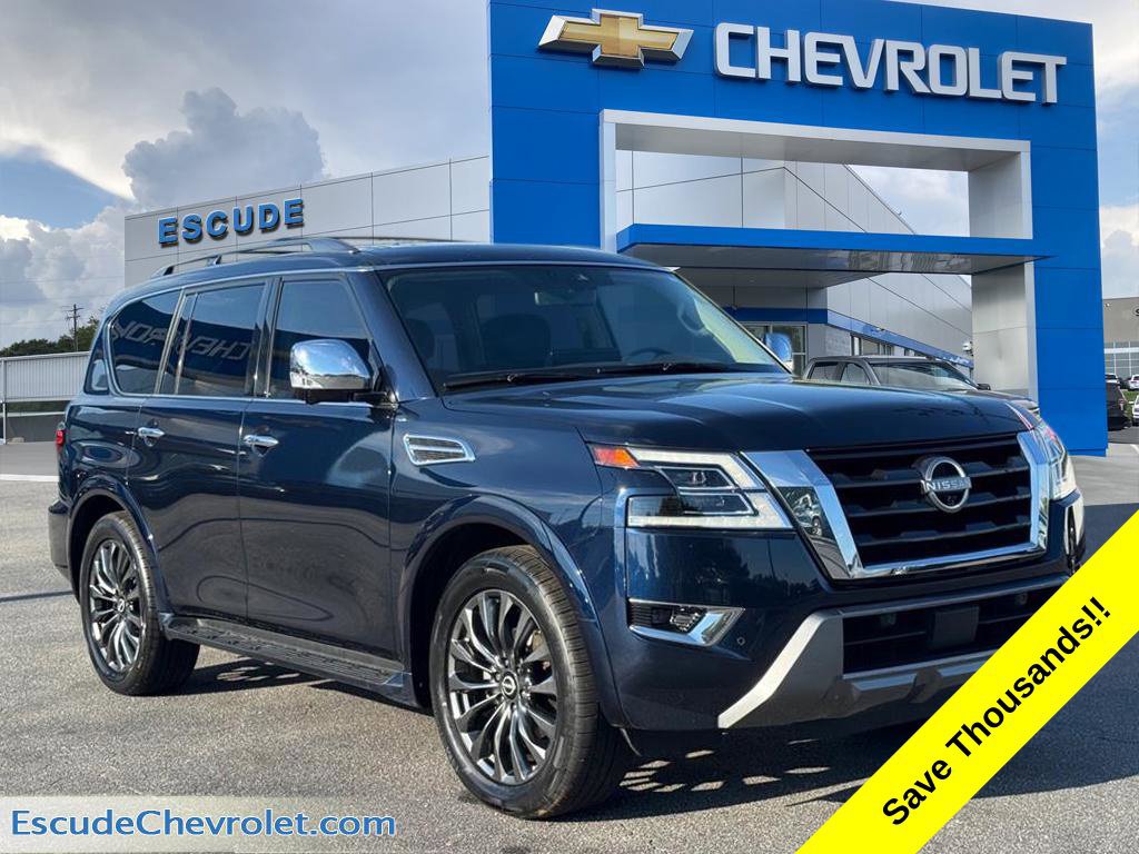 Used 2023 Nissan Armada Platinum w/ Captain's Chairs Package AWD/4WD image 1