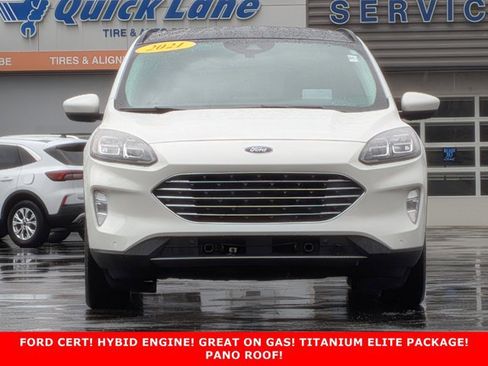 Certified 2021 Ford Escape Titanium w/ Titanium Elite Package FWD image 2
