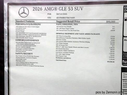 New 2026 Mercedes-Benz GLE 53 AMG 4MATIC image 32