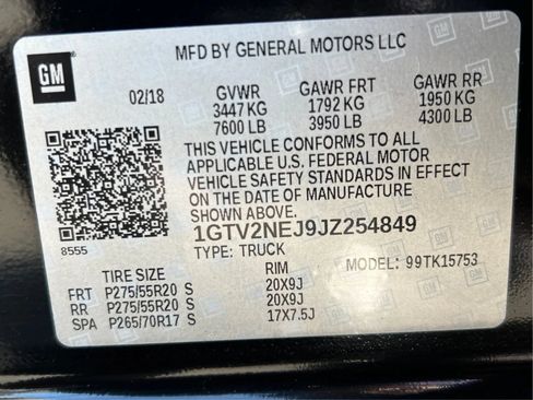 Used 2018 GMC Sierra 1500 SLT w/ SLT Premium Package AWD/4WD image 27