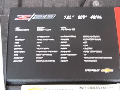 Used 2015 Chevrolet Camaro Z/28 image 83