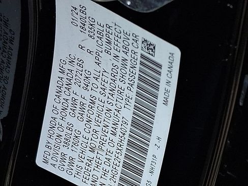 Certified 2024 Honda Civic Sport image 27