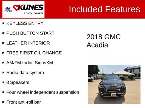 Used 2018 GMC Acadia SLT FWD image 3