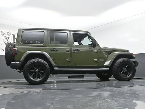 Used 2021 Jeep Wrangler Unlimited Sahara w/ Uconnect 4C Nav & Sound Group AWD/4WD image 53