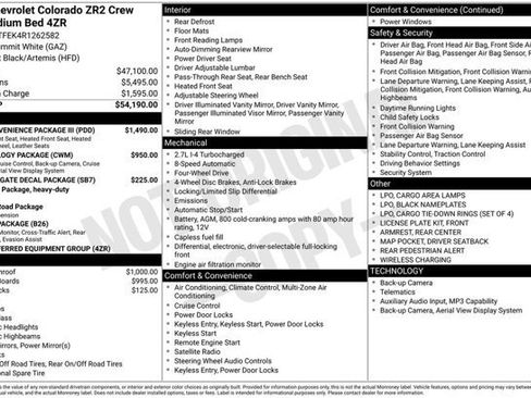 Certified 2024 Chevrolet Colorado ZR2 w/ ZR2 Convenience Package III image 6