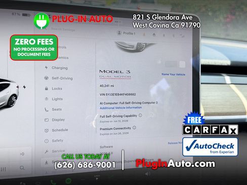 Used 2019 Tesla Model 3 Performance AWD/4WD image 31