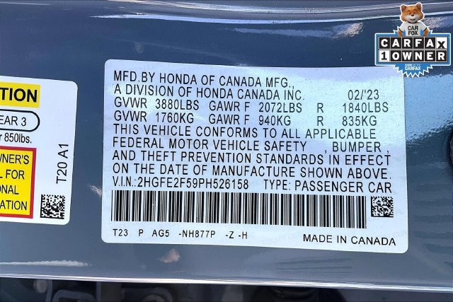 Used 2023 Honda Civic Sport image 31