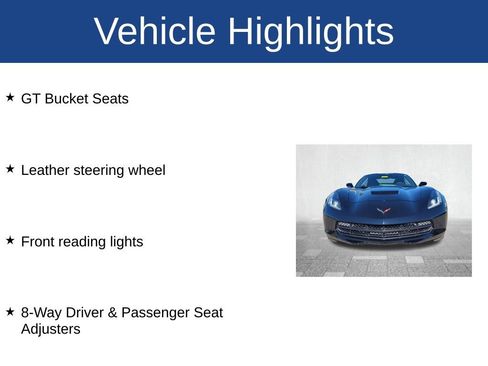 Used 2016 Chevrolet Corvette Stingray Coupe w/ Carbon Flash Badge Package image 4