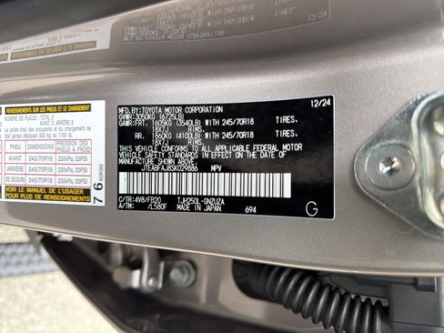 Used 2025 Toyota Land Cruiser 1958 AWD/4WD image 30