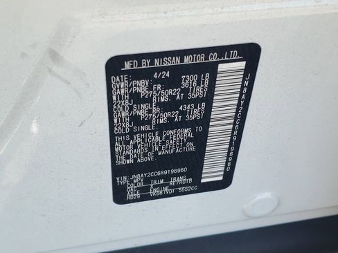 Certified 2024 Nissan Armada Platinum w/ Cargo Package image 29