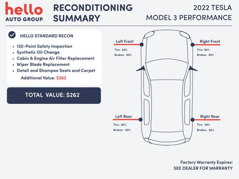 Used 2022 Tesla Model 3 Performance AWD/4WD image 3