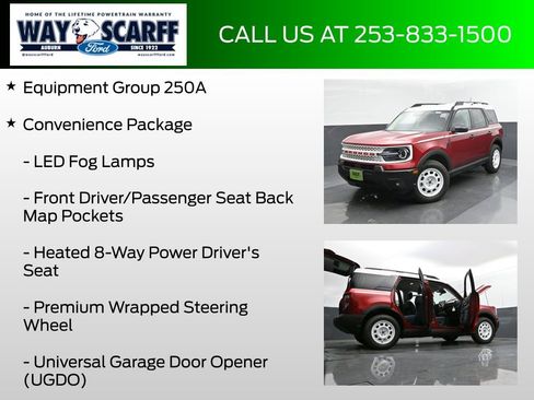 New 2025 Ford Bronco Sport Heritage w/ Convenience Package AWD/4WD image 6