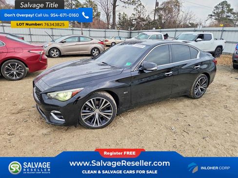 Used 2018 INFINITI Q50 Luxe w/ Sensory Package (Luxe) image 1