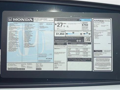 New 2026 Honda HR-V Sport image 23