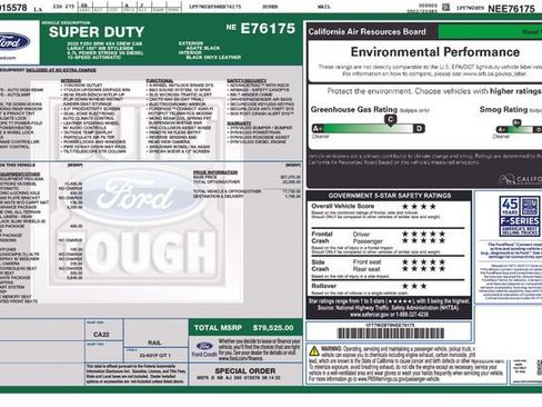 Used 2022 Ford F250 Lariat w/ Black Appearance Package image 7