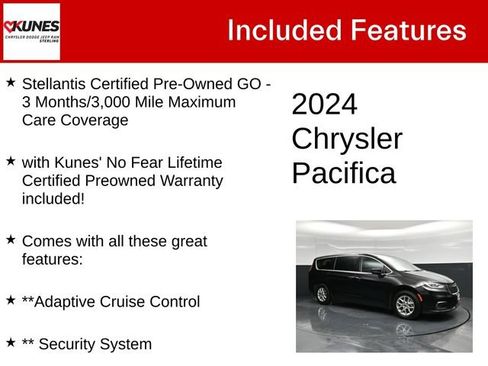 Certified 2024 Chrysler Pacifica Touring-L FWD image 4